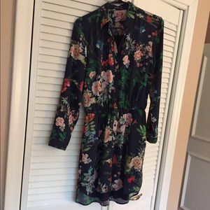 Express Floral dress S
